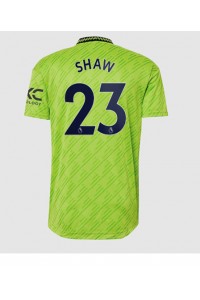 Manchester United Luke Shaw #23 Voetbaltruitje 3e tenue 2022-23 Korte Mouw